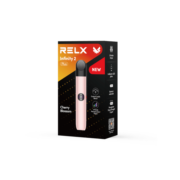 RELX IDN E-cigrette Vape RELX Infinity 2 Plus Device Cherry Blossom Price Rp 330000 Product Most Popular E-cigarette Products
