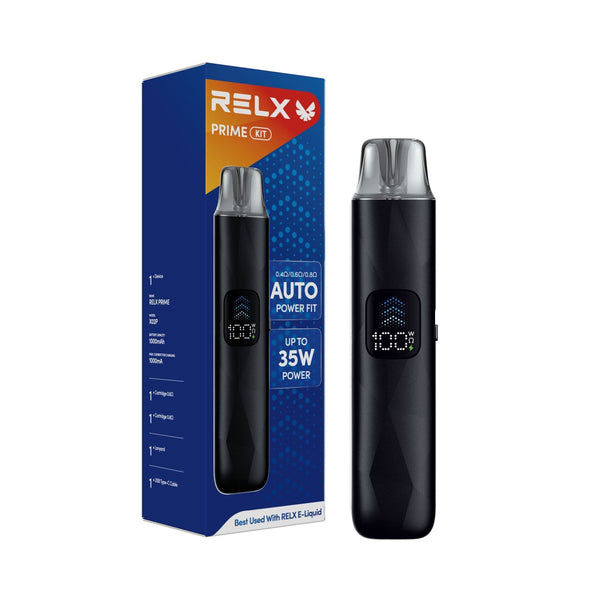 RELX Indonesia Prime for E-liquid Kit Berlian Hitam   kemasan Merek rokok elektrik terbaik RELX IDN Prime for E-liquid Kit Black Diamond   package The best e-cigarette brands
